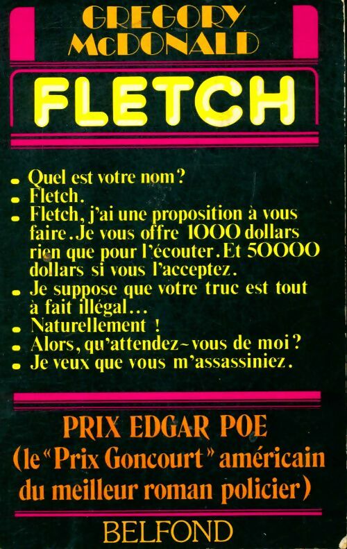 Livrenpoche : Fletch - Gregory McDonald - Livre