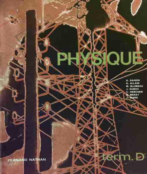 Livrenpoche : Physique Terminale D - Collectif - Livre
