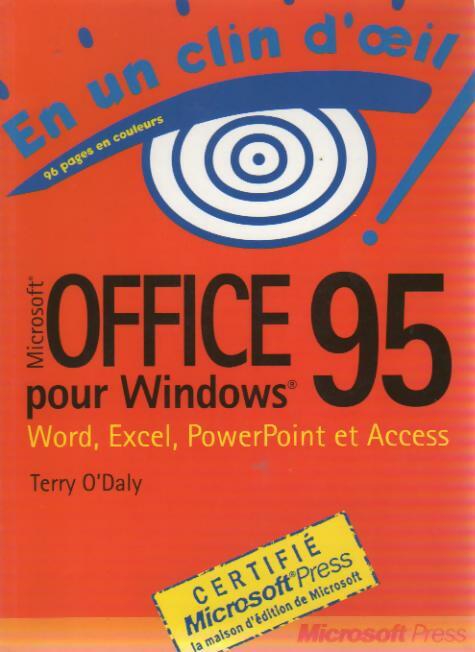Livrenpoche : Microsoft Office pour Windows 95 - Terry O'Daly - Livre