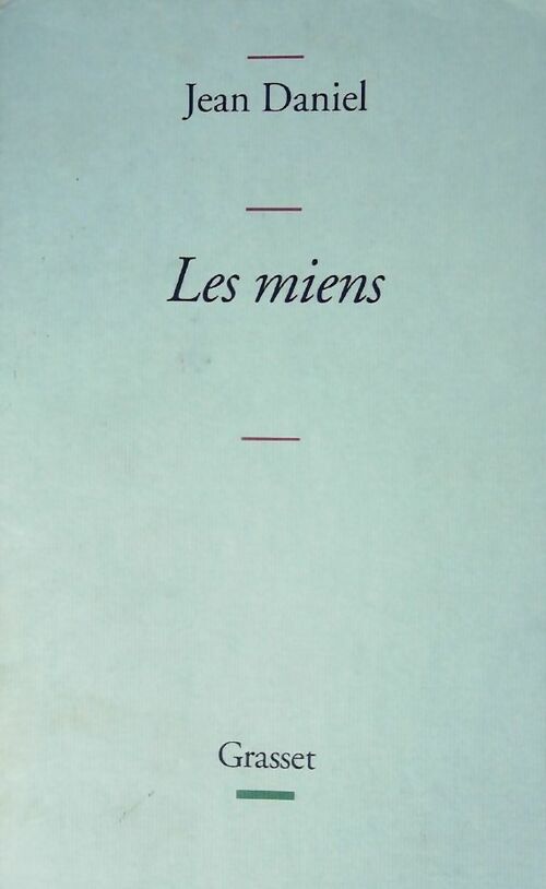 Livrenpoche : Les miens - Jean Daniel - Livre