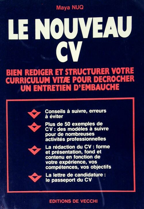 Livrenpoche : Le nouveau CV - Maya Nuq-Barakat - Livre