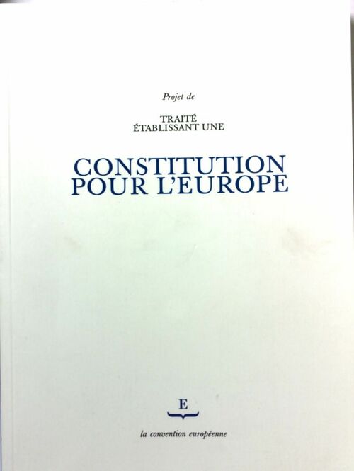 Livrenpoche : Projet de traité établissant une constitution pour l'Europe - Collectif - Livre