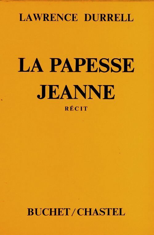 Livrenpoche : La papesse Jeanne - Lawrence Durrell - Livre