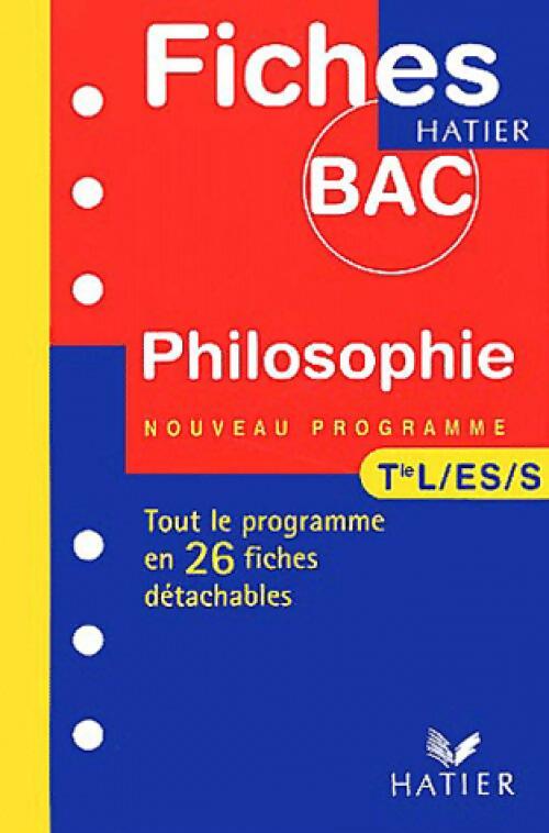 Livrenpoche : Philosophie Terminales L, S, ES - Gérard Durozoi - Livre
