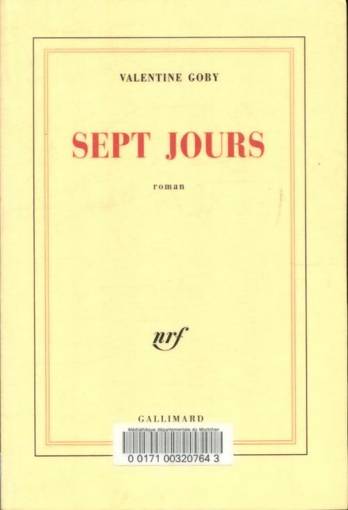 Livrenpoche : Sept jours - Valentine Goby - Livre