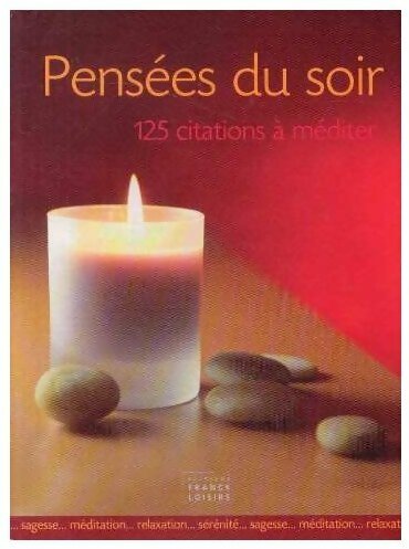 Livrenpoche : Pensées du soir - Marie Dardé - Livre