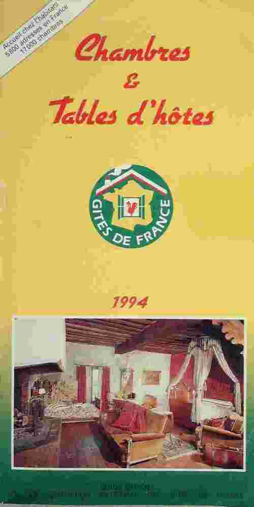 Livrenpoche : Chambres et tables d'hôtes 1994 - Collectif - Livre