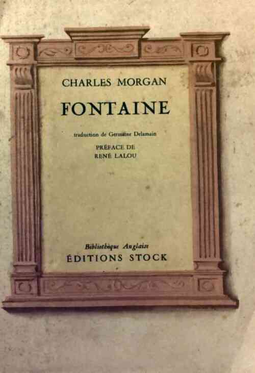 Livrenpoche : Fontaine - Charles Morgan - Livre