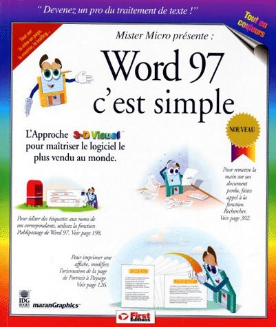 Word 97, c'est simple - MaranGraphics -  First GF - Livre