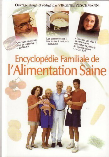 Livrenpoche : Encyclopédie familiale de l'alimentation saine - Virginie Puschmann - Livre