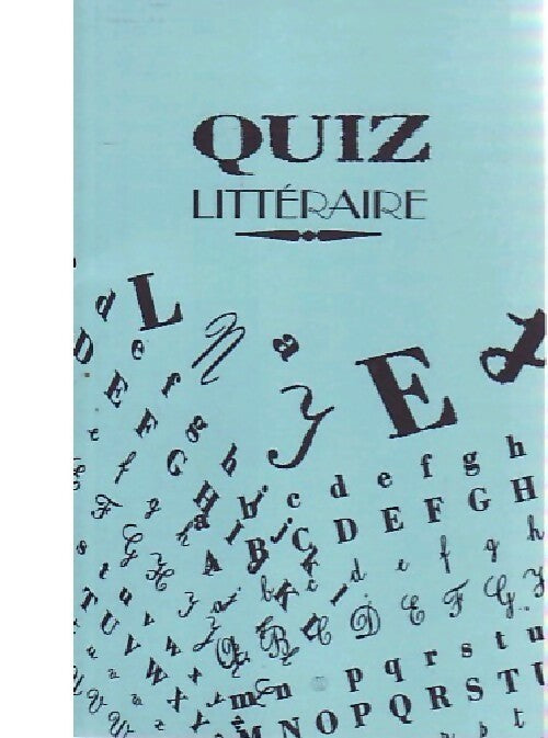 Livrenpoche : Quiz littéraire - Inconnu - Livre