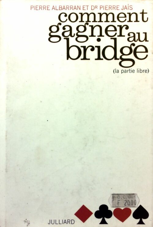 Livrenpoche : Comment gagner au bridge - Pierre Albarran - Livre