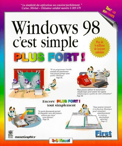 Windows 98, c'est simple plus fort ! - MaranGraphics -  3-D visuel - Livre