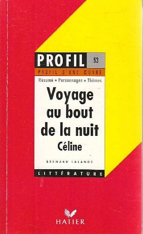 Livrenpoche : Voyage au bout de la nuit - Louis-Ferdinand Céline - Livre