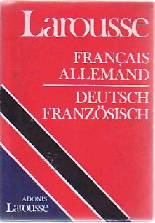 Dictionnaire Français-Allemand, Deutsch-Französisch - Jean Clédière -  Adonis - Livre