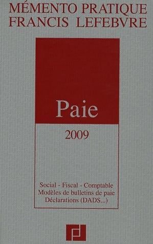 Livrenpoche : Paie 2009 - Collectif - Livre