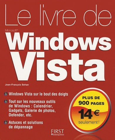 Le Livre de Windows Vista - Jean-François Sehan -  First GF - Livre