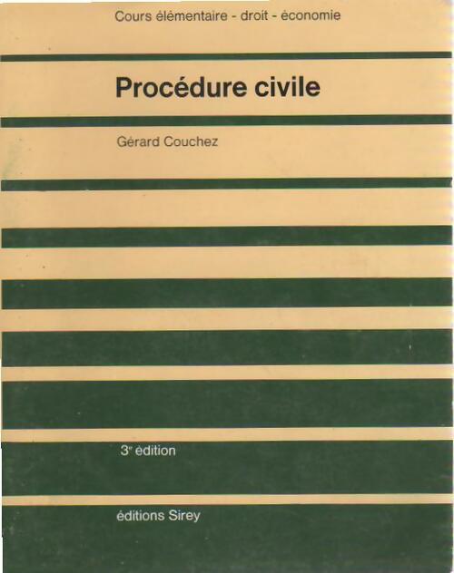 Livrenpoche : Procédure civile - Gérard Couchez, Xavier Lagarde - Livre