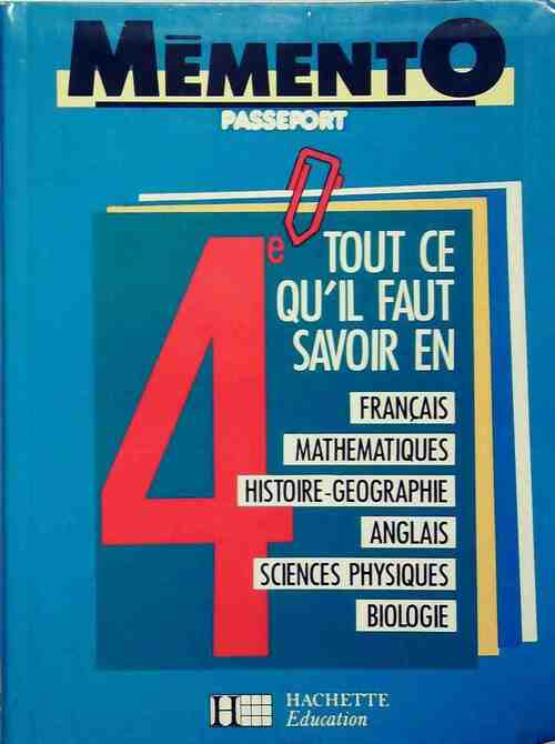 Livrenpoche : Tout ce qu'il faut savoir en 4e - Collectif - Livre