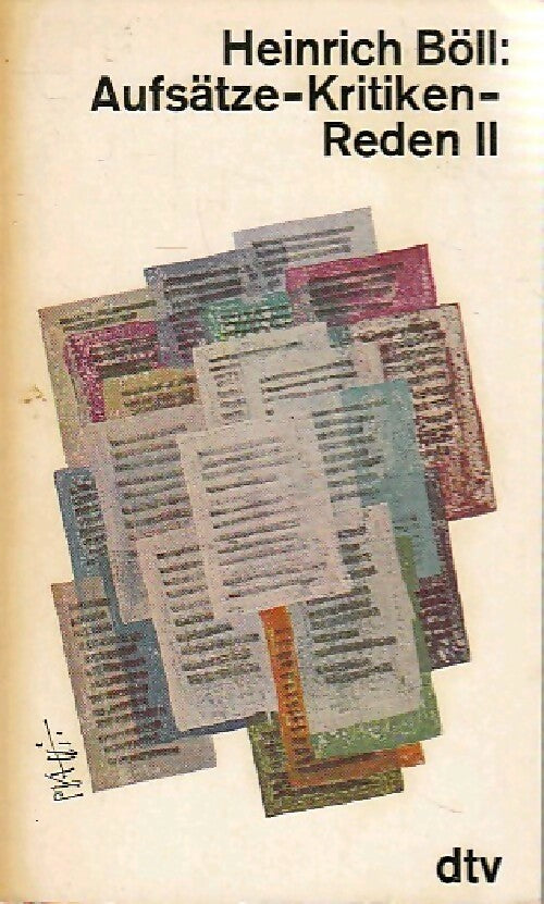 Livrenpoche : Aufsäte-kritiken-rend II - Heinrich Böll - Livre