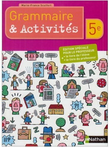 Livrenpoche : Français 5e Grammaire et activités. Livre du professeur - Marie-France Sculfort - Livre