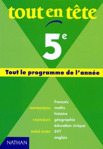 Livrenpoche : Tout en tête 5e - Collectif - Livre