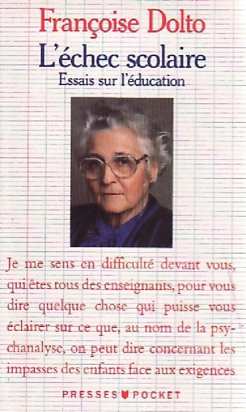 Livrenpoche : L'échec scolaire - Françoise Dolto - Livre
