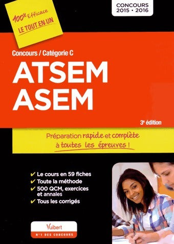 Livrenpoche : Concours ATSEM et ASEM Catégorie C 2015-2016 - Elodie Laplace - Livre