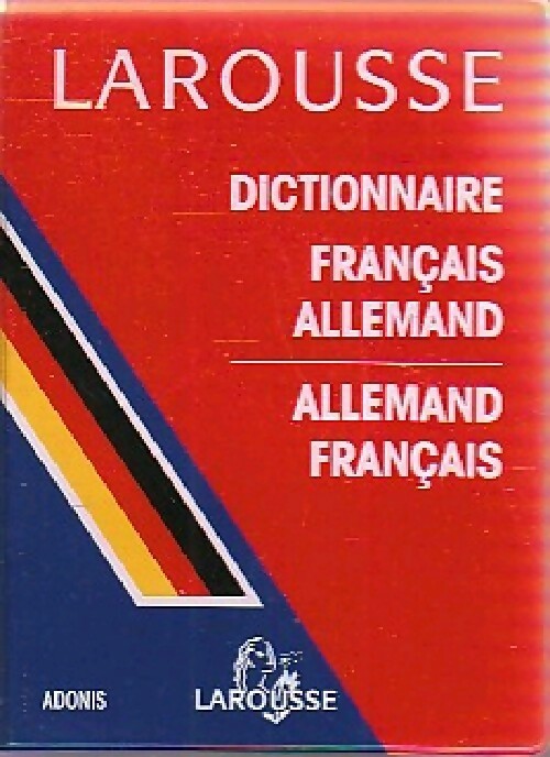 Dictionnaire Français-Allemand, Allemand-Français - Inconnu -  Adonis - Livre