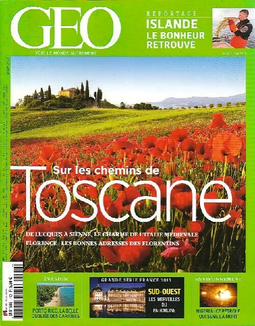 Livrenpoche : Géo n°412 : Sur les chemins de Toscane - Collectif - Livre