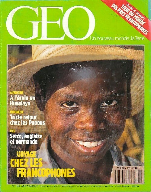 Livrenpoche : Géo n°138 : Voyage chez les francophones - Collectif - Livre