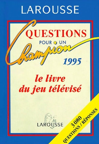 Livrenpoche : Questions pour un champion 1995 - Collectif - Livre
