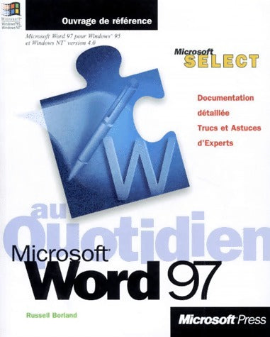 Microsoft Word 97 au quotidien - Russel Borland -  Au Quotidien - Livre