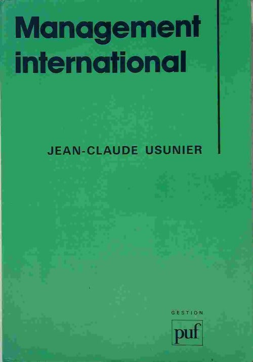 Livrenpoche : Management international - Jean-Claude Usunier - Livre