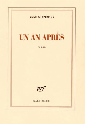 Livrenpoche : Un an après - Anne Wiazemsky - Livre