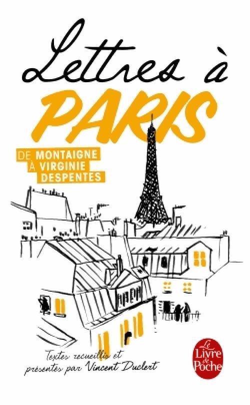 Lettres à Paris - Vincent Duclert - Livre