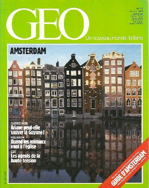 Géo n°72 : Amsterdam - Collectif -  Géo - Livre