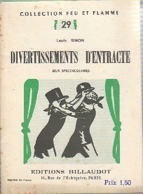 Livrenpoche : Divertissements d'entracte - Louis Simon - Livre