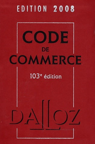 Livrenpoche : Code de commerce 2008 - Nicolas Rontchevsky - Livre