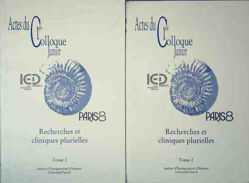 Livrenpoche : Recherches et cliniques plurielles Tome I et II - Collectif - Livre