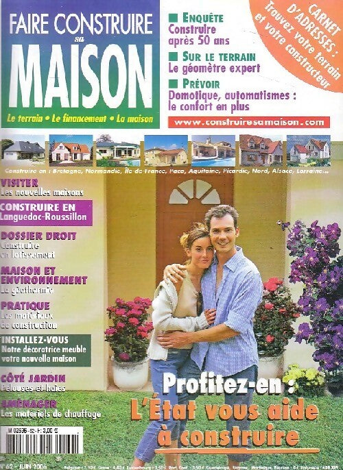 Livrenpoche : Faire construire sa maison n°62 : Profitez-en : l'Etat vous aide à construire - Collectif - Livre