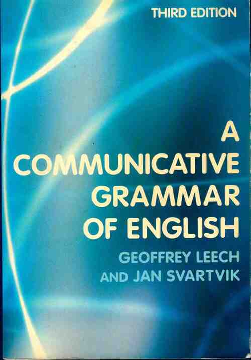 Livrenpoche : A communicative grammar of english - Geoffrey Leech - Livre