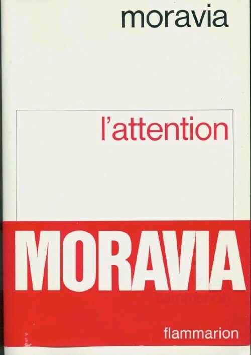Livrenpoche : L'attention - Alberto Moravia - Livre
