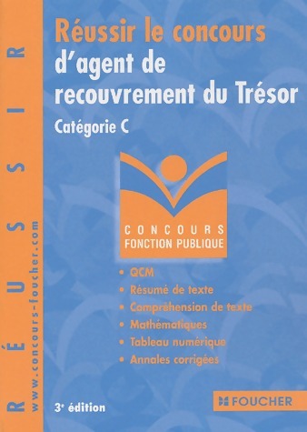 Livrenpoche : Réussir le concours d'agent de recouvrement du Trésor - Collectif - Livre