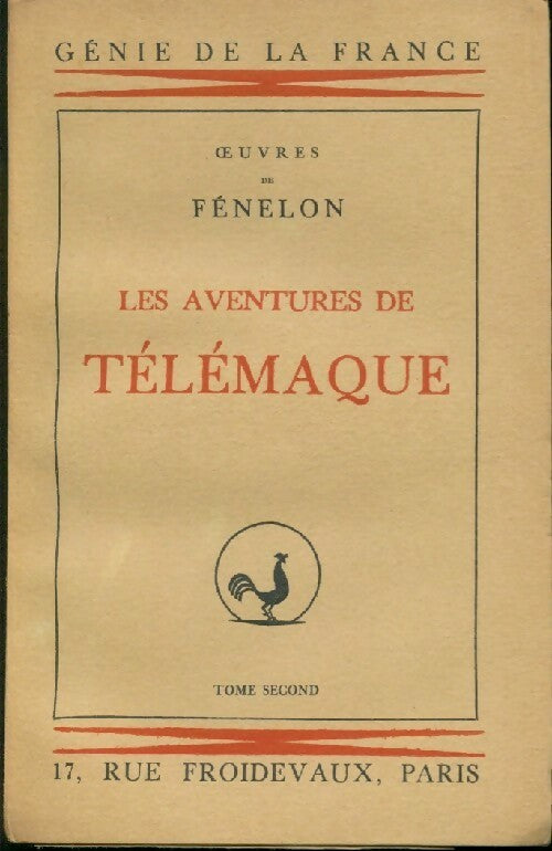 Livrenpoche : Les aventures de télémaque Tome II - François Fénelon - Livre