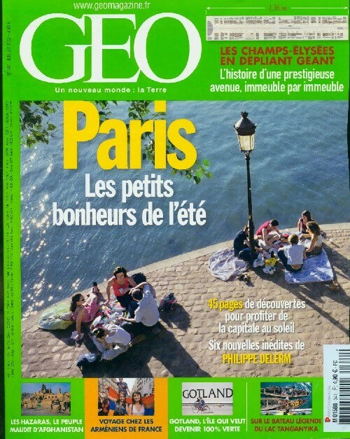 Livrenpoche : Géo n°341 : Paris. Les petits bonheurs de l'été - Collectif - Livre