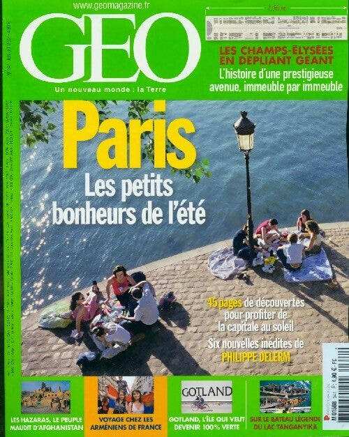 Géo n°341 : Paris. Les petits bonheurs de l'été - Collectif -  Géo - Livre
