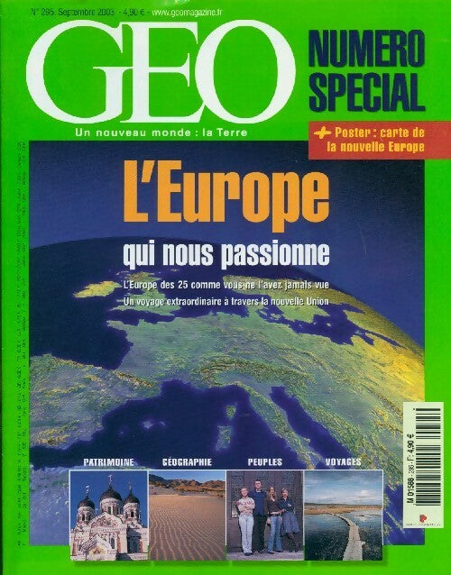 Livrenpoche : Géo n°295 : L'Europe qui nous passionne - Collectif - Livre
