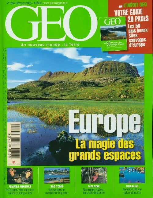 Livrenpoche : Géo n°320 : Europe, la magie des grands espaces - Collectif - Livre