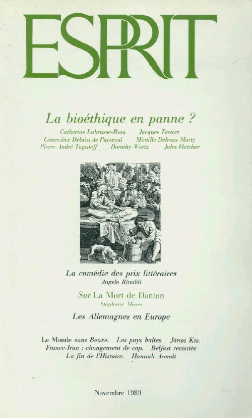 Livrenpoche : La bioéthique en panne ? - Collectif - Livre
